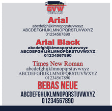 Load image into Gallery viewer, USDOT, MC & GVW Magnet | USDOT Compliant Magnetic Signs (Set of 2)