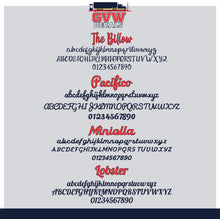 Load image into Gallery viewer, USDOT Number Washington Sticker Decal Lettering (Set of 2)