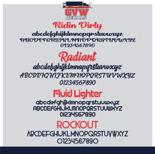 Load image into Gallery viewer, Vertical Truck Unit # Number Sticker Decal Lettering (Set of 2)