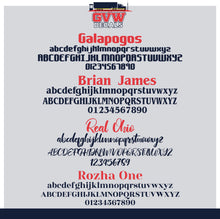 Load image into Gallery viewer, USDOT Number Ohio Sticker Decal Lettering (Set of 2)